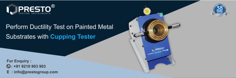 Perform Ductility Test on Painted Metal Substrates with Cupping Tester